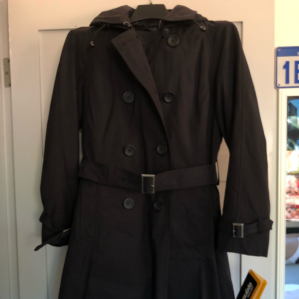 Brand new black trench coat